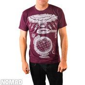 Image of Globe • Tri-Blend Cranberry