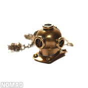 Image of Diver Helmet Necklace