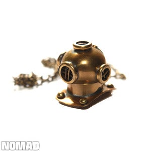 Image of Diver Helmet Necklace