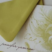 Image of Personalized Victorian Bloom Note Cards -- Set of 16