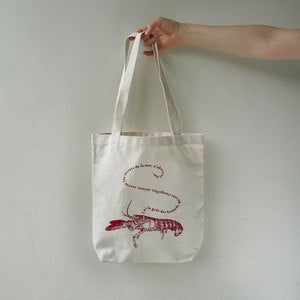 Image of French Pet Lobster Tote Bag