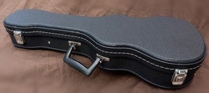 Image of Black Textured Ukulele Hard Case