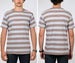 Image of Melange Yarn Dye Heather Brown / Chambray Surf Punk Tee