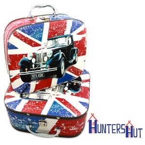 Image of  Vintage Union Jack Cases Set of 2