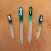 Image of Czech Crystal Nail File - olive