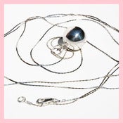Image of Catenina in argento lunga e corta (per chiama angeli)