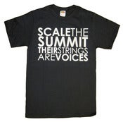 Image of Black "Their Strings Are Voices" T-Shirt