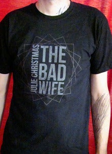 Image of Julie Christmas Black Tee Shirt