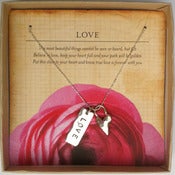 Image of Vertical word necklace