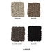 Image of Knitted Zip Purse - PLAIN CABLE