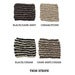 Image of Knitted Zip Purse - THIN STRIPE