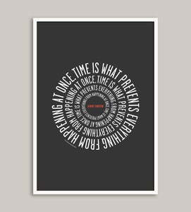Image of Einstein Time - (A3) 29.7x42cm - with A FREE 2013 PRINTABLE CALENDAR