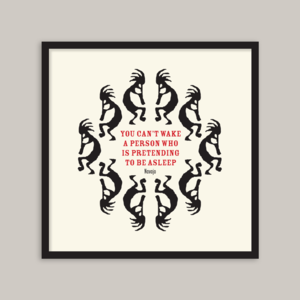 Image of Kokopelli Flute Player - 20x20cm
