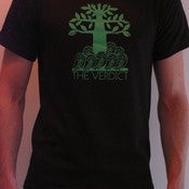 Image of The Verdict, Black Shirt, Green Owls