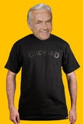 Image of Orchard Tee - Text Logo - Black/Black