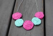 Image of Pink Seafoam Rosie Necklace