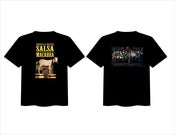 Image of T-shirt "Salsa Macabra" con foto a colores.