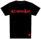 Image of #VampireLife T-shirt Black