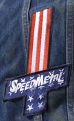 Image of SpeedMetal cross patch
