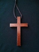 Image of Wooden Cross Necklace