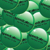 Image of 10 Pack of speedcafe.com circle stickers