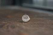 Image of Brass Pipe forge ring with spiral