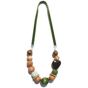 Image of Olive Velvet Necklace