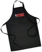 Image of dressed to grill apron