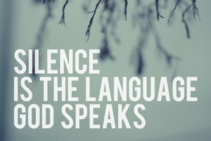 Image of silence.