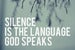 Image of silence.