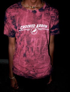 Image of Crooked Arrow Team Tee-Acid Washed