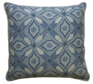 Image of Graham Indigo Single Sided 22" Pillow