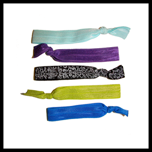 Image of Tropical Paradise Hair Ties Five Pack