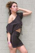 Image of Rainbow Laser Stripe Top & Skirt