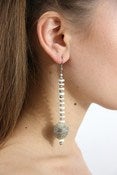 Image of Snake Skin Ball Single Earring