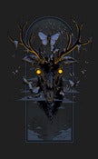 Image of Moth Eaten Deer Head - Screen Print
