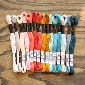 Image of Cosmo Embroidery Floss Palette : City Rain 
