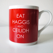 Image of Eat Haggis Mug (Red)