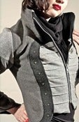 Image of Industrial Grey Wool Coat