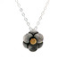 Image of Pansy Sterling Silver and 14k Gold Necklace