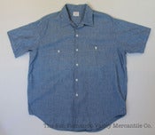 Image of Vintage 1960’s Big Mac S/S Sanforized Selvedge Chambray Shirt XL