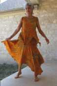 Image of Rayon Flamenco Skirt and Sleeveless Top