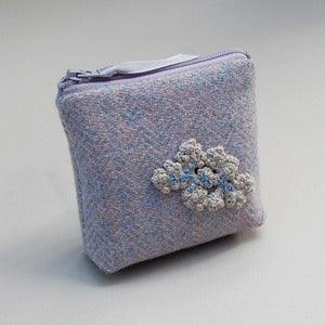 Image of Coin purse in vintage Harris tweed