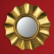 Image of Gold Leaf Wall Mirror