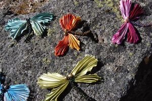 Image of Shibori Dragonfly Pin-Downloadable Instructions only