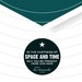 Image of you are here now - dark teal - large