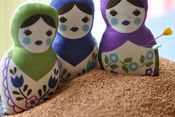 Image of Crushed Walnut Shells for Pincushions