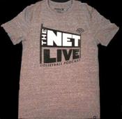 Image of The Net Live Grey Tee by Hurley