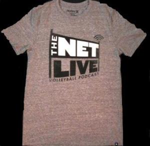 Image of The Net Live Grey Tee by Hurley