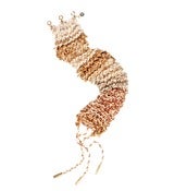 Image of Knit Chain Sylph Bracelet-Powder
